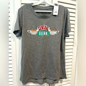 Friends Central Perk Short Sleeve Tee Womens Large NWT